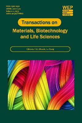 Transactions on Materials, Biotechnology and Life Sciences